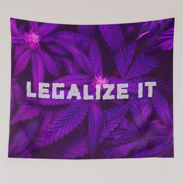 Item preview, Legalize It Marijuana Cannabis 420 Weed Pop Culture Psychedelic Print designed and sold by Sornoran420.