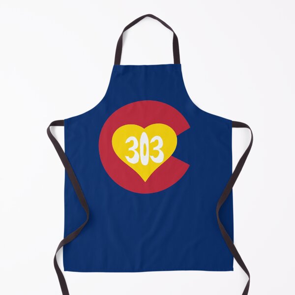 Item preview, Hand Drawn Colorado Heart Flag 303 Area Code designed and sold by itsrturn.