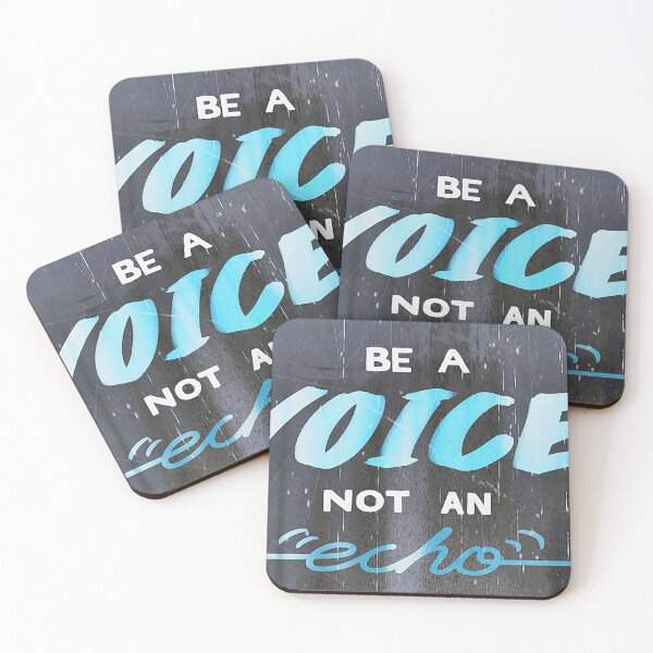 Item preview, Be a voice, not an echo designed and sold by Scott Mitchell.