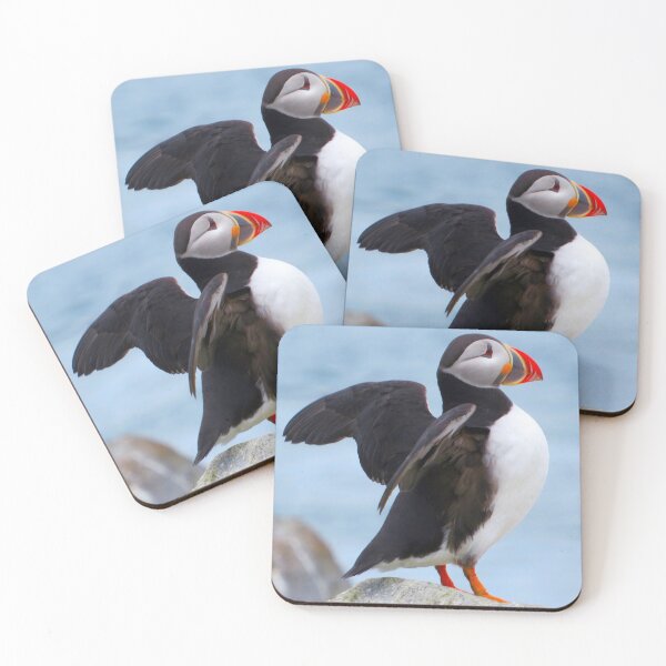 Item preview, Atlantic Puffin Wings Stretched designed and sold by 603crafttrends.