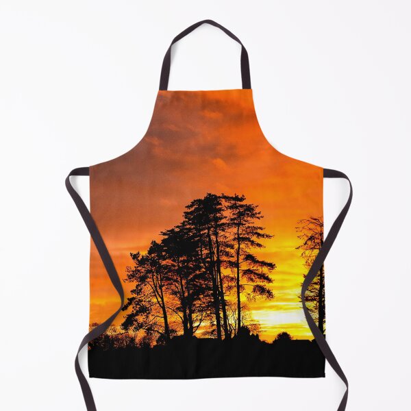 Item preview, Orange Sunset Pines designed and sold by FOLK ART FUSION by heidiannemorris.