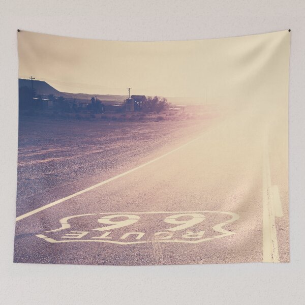 Item preview, Retro Route 66 Sunrise  designed and sold by Uttershirt.