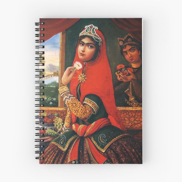 Item preview, Red Scarf. Iranian girl of Qajar era designed and sold by mazis.
