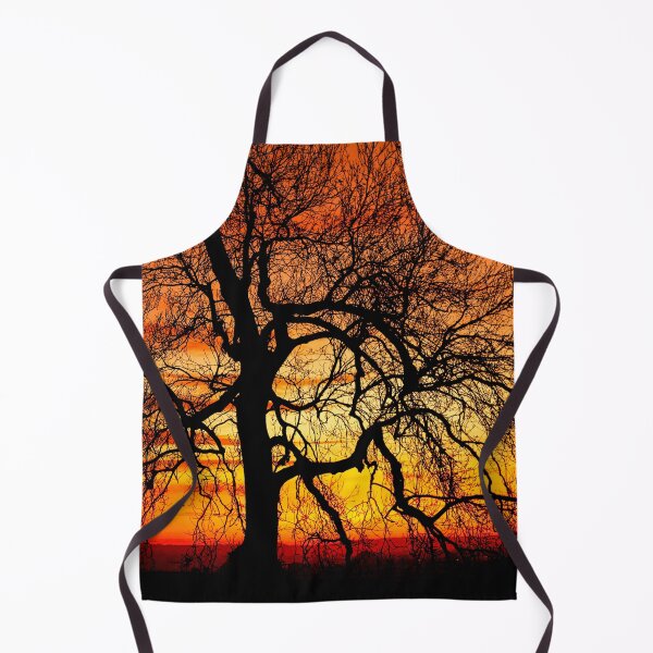 Item preview, Orange Ash Tree Sunset Silhouette designed and sold by FOLK ART FUSION by heidiannemorris.
