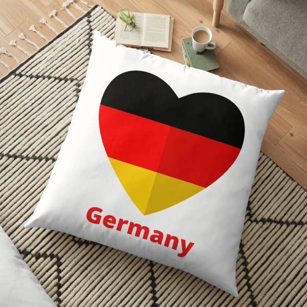 German Flag Floor Pillow