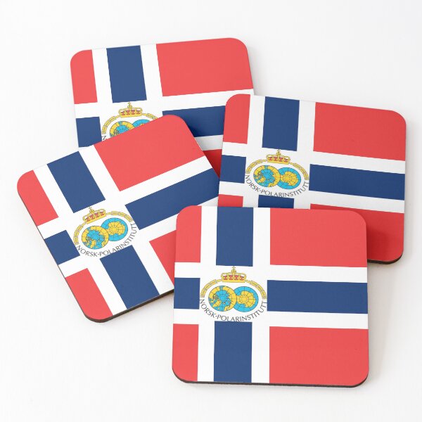 Item preview, Norwegian Antarctica flag designed and sold by AidanMDesigns.