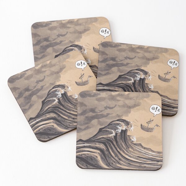 Item preview, Vikings at the sea designed and sold by Lawendowetwory.