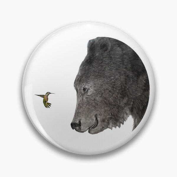 Item preview, Bear and Hummingbird  designed and sold by b-drawing.