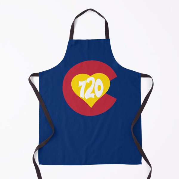 Item preview, Hand Drawn Colorado Heart Flag 720 Area Code designed and sold by itsrturn.