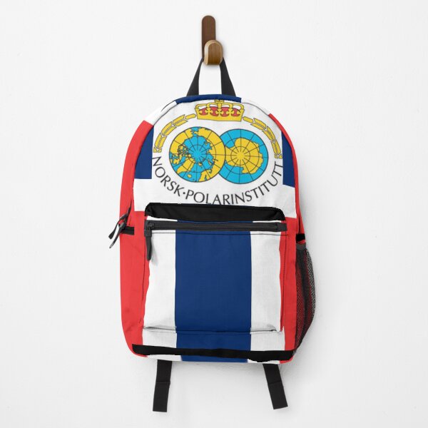 Item preview, Black Norwegian Antarctica flag designed and sold by AidanMDesigns.
