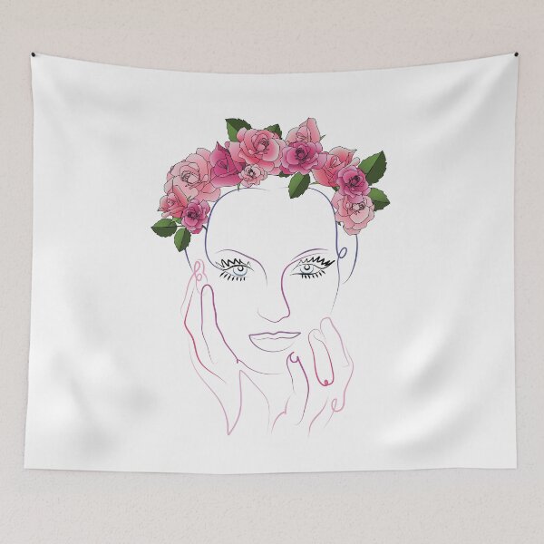 Aperçu de l'œuvre Fleurs et féminité créée et vendue par Bear-and-Boo.