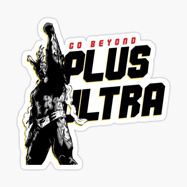 Go Beyond Plus Ultra Stickers Redbubble