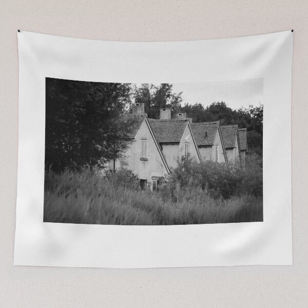 Item preview, The Village of Lower Slaughter in the Cotswolds - B&W designed and sold by BritishYank.