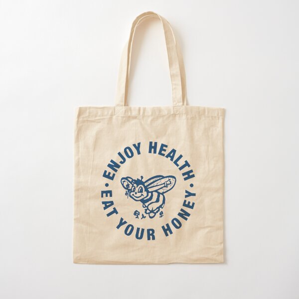 enjoy health eat your honey Bolsa de algodón
