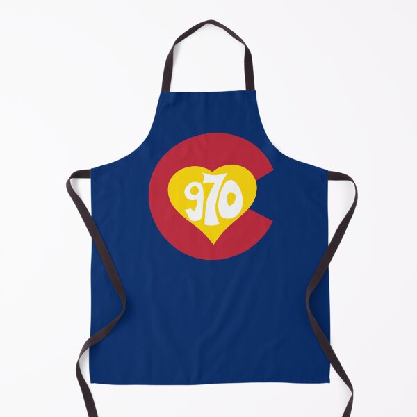 Item preview, Hand Drawn Colorado Heart Flag 970 Area Code designed and sold by itsrturn.
