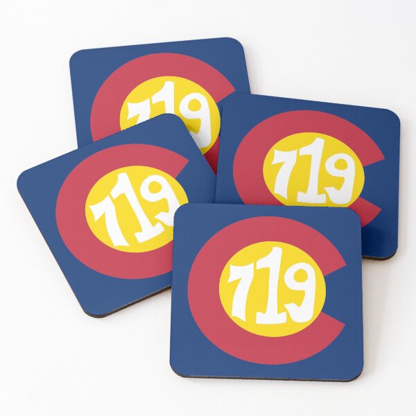 Item preview, Hand Drawn Colorado Flag 719 Area Code designed and sold by itsrturn.