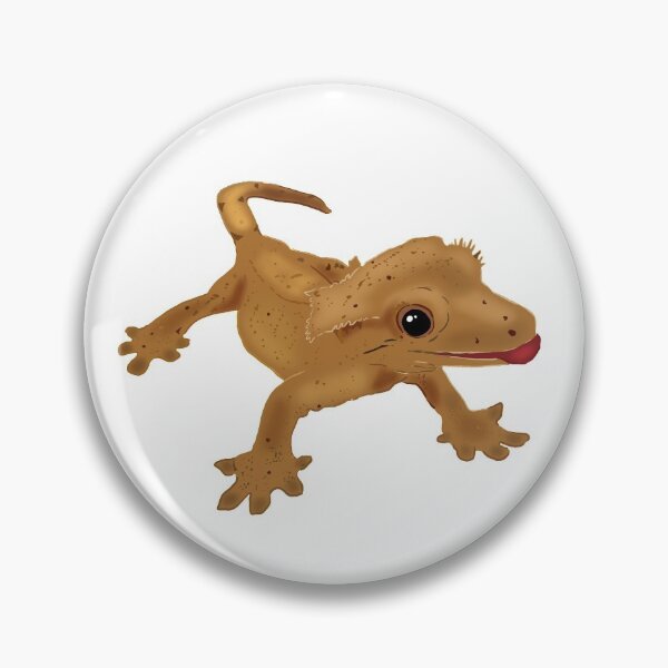 Item preview, Cute Crested Gecko, Gecko Painting, Gecko Drawing, Crestie designed and sold by Furkid Studio.