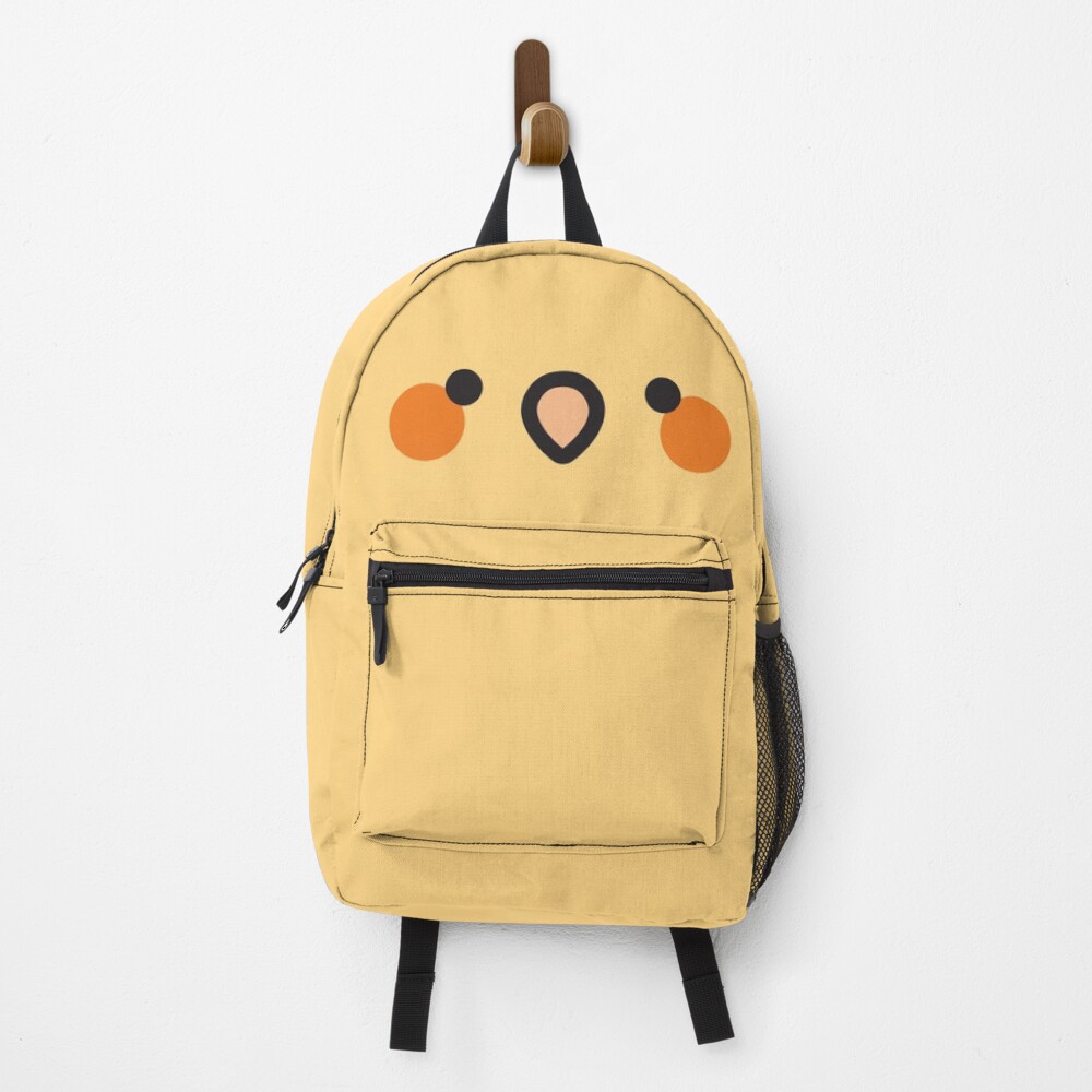 Cockatiel Face Face-mask Backpack