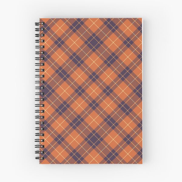 Item preview, Orange & Blackcurrant Cross Tartan Plaid Twill Pattern designed and sold by 89BLACK.