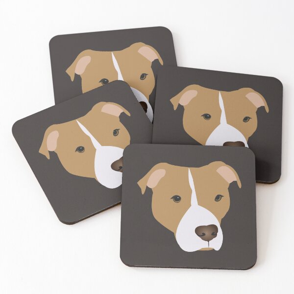 Item preview, Sweet Tan Pit Bull designed and sold by KCPetPortraits.