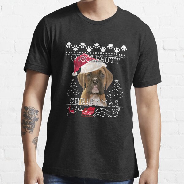 boxer dog christmas sweater