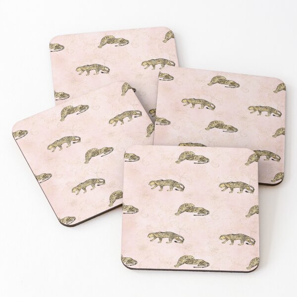 Item preview, Pink Background with Leopards designed and sold by clounewcomb.