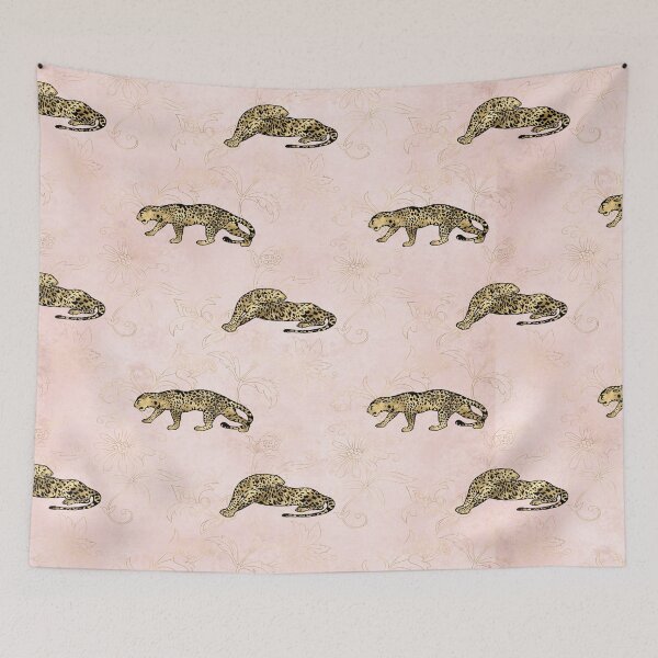 Item preview, Pink Background with Leopards designed and sold by clounewcomb.