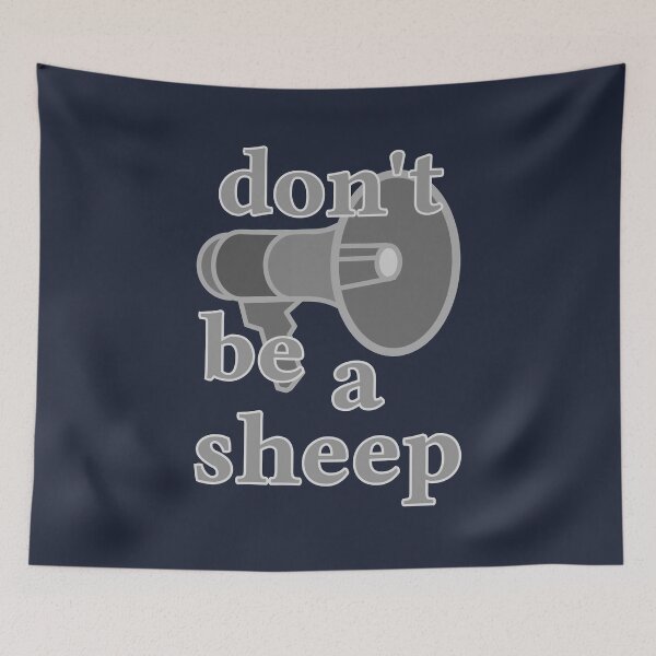 Item preview, don’t be a sheep 2 (on dark) Edit designed and sold by tuzlay.