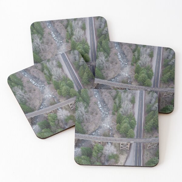 Item preview, Railroad crossing over Salt Creek and Highway 58 designed and sold by KennethAscheri.
