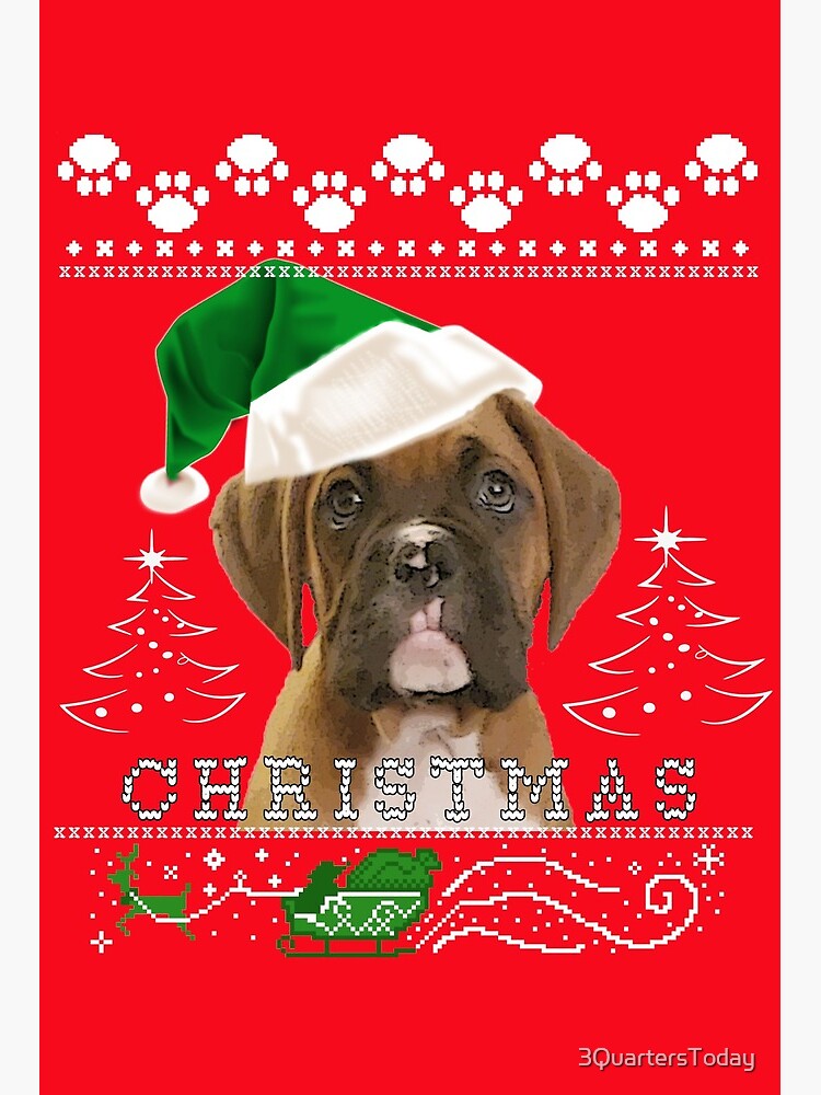 puppy christmas sweater