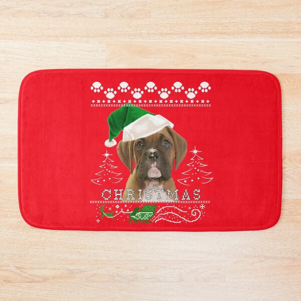 Item preview, Brindle Boxer Puppy Christmas Sweater designed and sold by 3QuartersToday.
