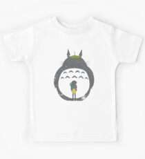 Totoro Silhouette Kinder T-Shirt