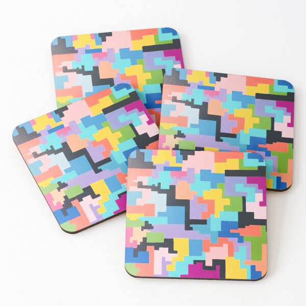 Item preview, Retro Blocks designed and sold by Victoria Salter Art.