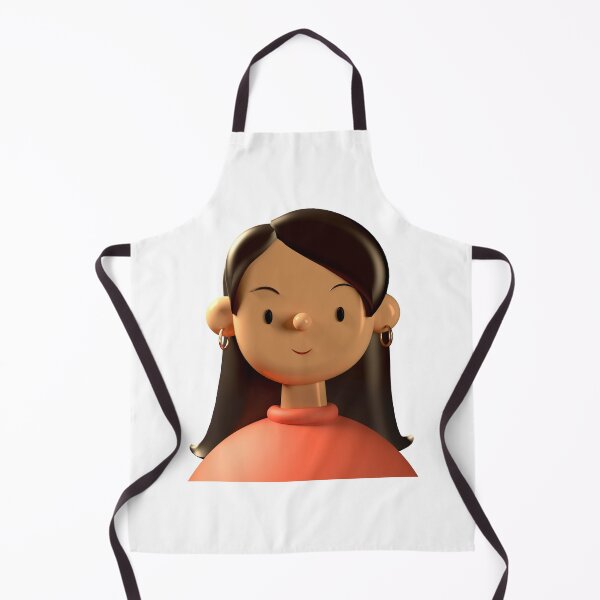 Item preview, Funny dark-haired girl Leona designed and sold by MHerzel.