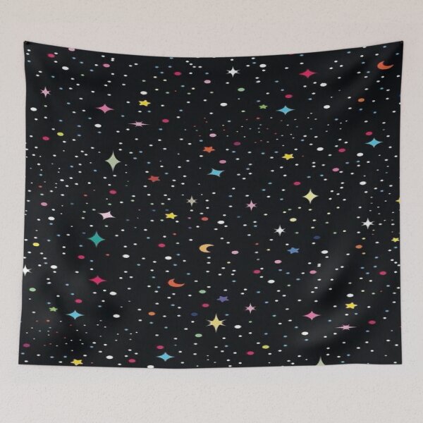 Item preview, black space pattren designed and sold by DZYONA.