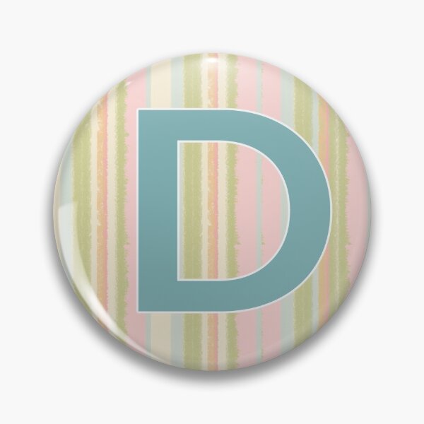 Item preview, The letter D in pastels designed and sold by digikim.