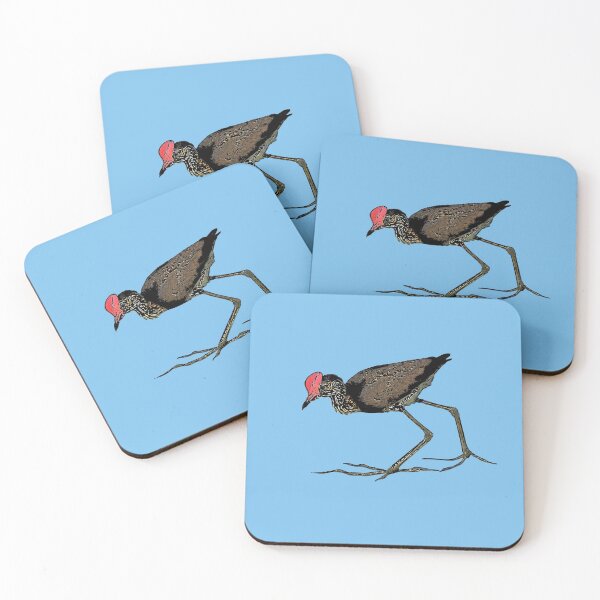 Item preview, Comb-Crested Jacana Black Alternate Print designed and sold by designsasstultd.