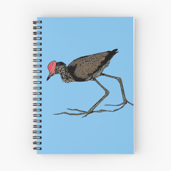 Item preview, Comb-Crested Jacana Black Alternate Print designed and sold by designsasstultd.