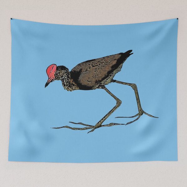 Item preview, Comb-Crested Jacana Black Alternate Print designed and sold by designsasstultd.