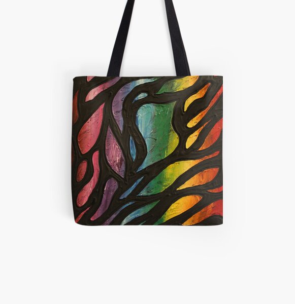 Fire Flame 2 Painting All Over Print Tote Bag