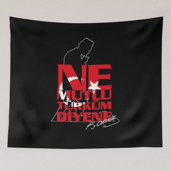Item preview, Ne Mutlu Türküm Diyene by Atatürk designed and sold by tuwegl.