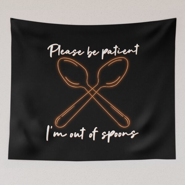 Item preview, Orange Neon Out of Spoons designed and sold by Elle  Hazlett.
