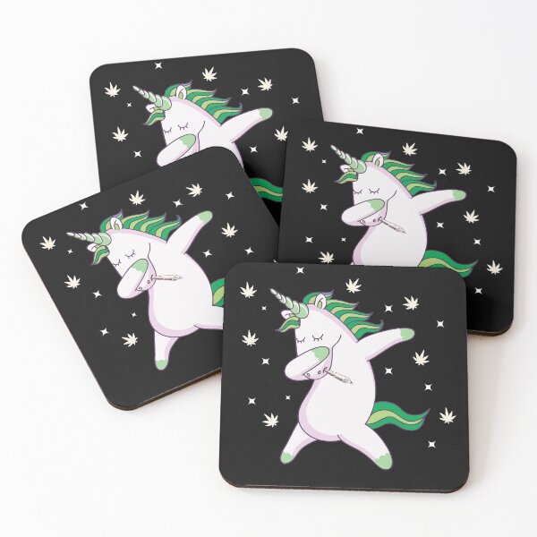 Item preview, 420 Unicorn Weed Pot Leaf Marijuana Leaf Cannabis 420  designed and sold by OhmyShop.