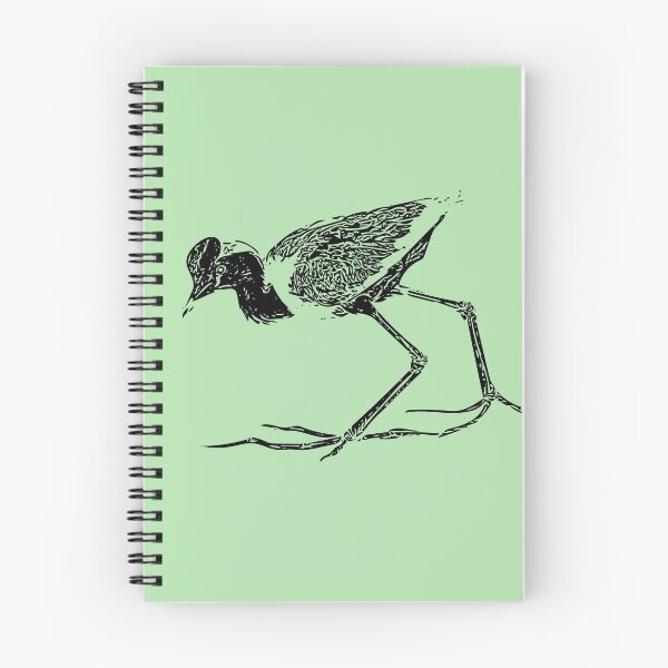 Item preview, Comb-Crested Jacana Black Print designed and sold by designsasstultd.