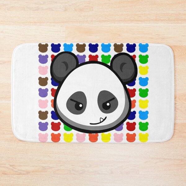 Item preview, Panda Face Kawaii Gay Pride LGBT LGBTQ LGBTQIA Rainbow Pattern  designed and sold by QQ Panda.