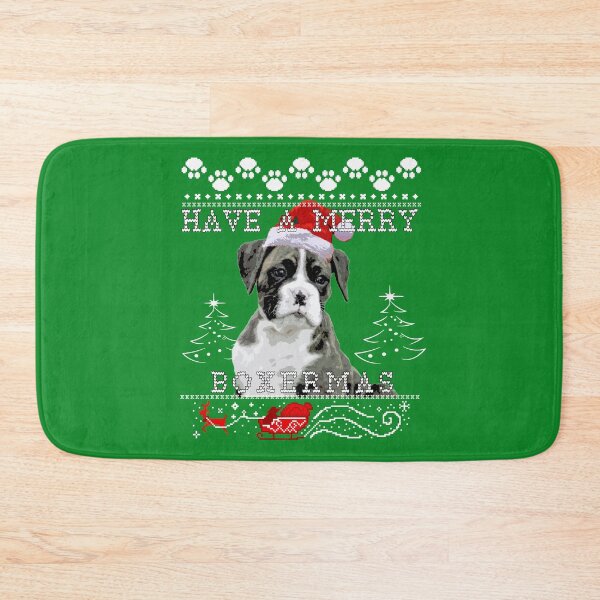 Item preview, Brindle Boxer Dog Sweater for the Holidays designed and sold by 3QuartersToday.