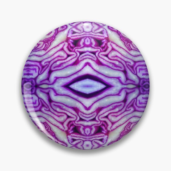 Item preview, Food lovers red cabbage slice Purple pink pattern mandala kitchen classic designed and sold by Julieford.