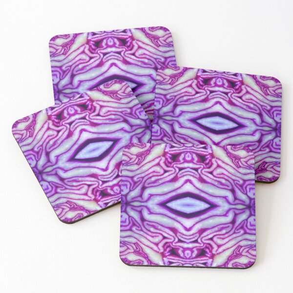 Item preview, Food lovers red cabbage slice Purple pink pattern mandala kitchen classic designed and sold by Julieford.