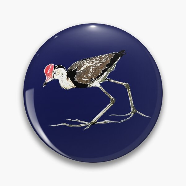 Item preview, Comb-Crested Jacana White Alternate Print designed and sold by designsasstultd.
