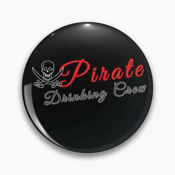 Item preview, Pirate Drinking Crew Black Shirt  designed and sold by GreenArtDesigns.